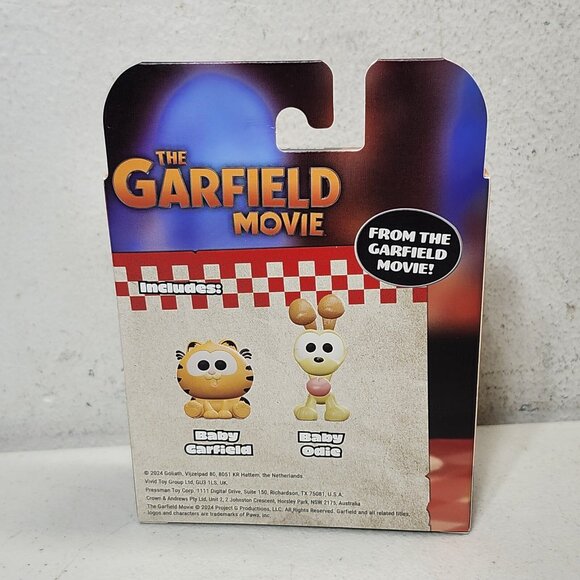 The Garfield Movie - Baby Garfield & Baby Odie 2 Pk Mini Collectible Figures - Picture 5 of 7
